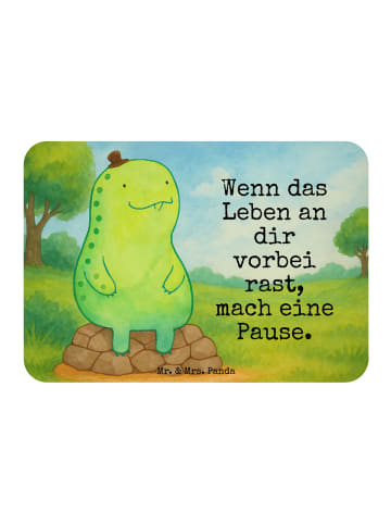 Mr. & Mrs. Panda Magnet Schildkröte Pause Design mit Spruch in Weiß