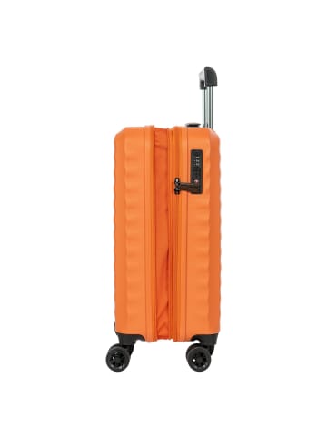 BRIC`s Nausicaa 4 Rollen Kabinentrolley 55 cm mit Dehnfalte in orange