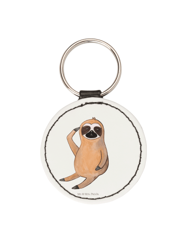 Mr. & Mrs. Panda Taschenanhänger Faultier Vogel ohne Spruch in Weiß