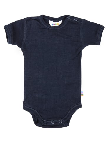 Joha Kurzarmbody Merinowolle in navy