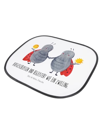 Mr. & Mrs. Panda Sonnenschutz für Auto Sternzeichen Zwilling mit... in Weiß