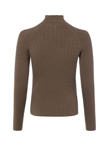Marie Lund Strickpullover in taupe - 0001