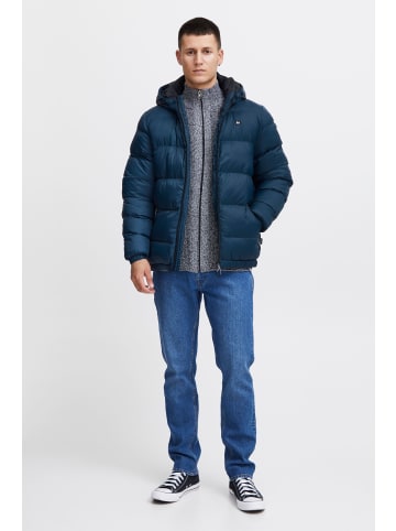BLEND Steppjacke BHPuffkin 20716662 ME Coole Steppjacke mit Logo-Stickerei in mittelblau