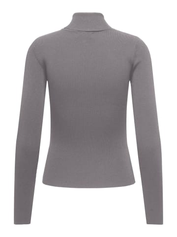 JACQUELINE de YONG Strickpullover Rollkragen Langarm Weich Bequem in Braun