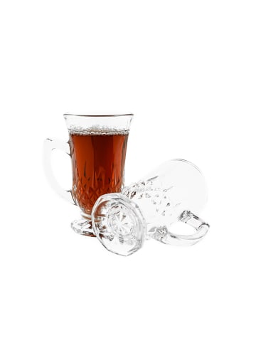 Almina Teegläser Set 6 tlg. 160 ml in Transparent
