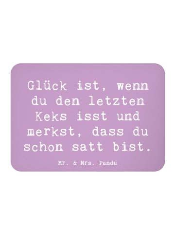 Mr. & Mrs. Panda Magnet Spruch Glück Erfüllung mit Spruch in Lavendeltraum
