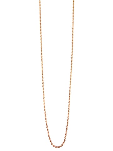 Adeliás Unisex Halskette – Kordelkette aus Edelstahl 60 cm in gold