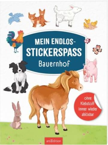 ars edition Buch - Mein Endlos-Stickerspaß - Bauernhof