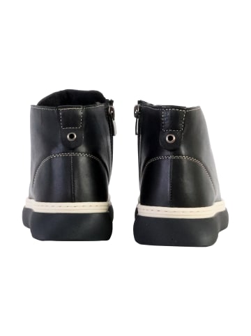 Divine Factory Alénoa High-Top-Sneaker aus Leder Schwarz