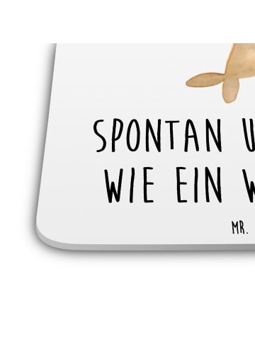 Mr. & Mrs. Panda Bierdeckel Sternzeichen Wassermann mit Spruch in Weiß