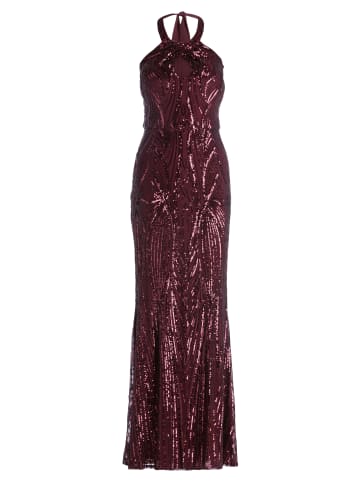 Vera Mont Abendkleid im Glitzer-Look in Wild Ruby