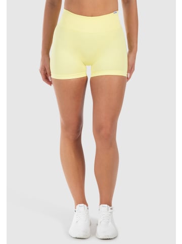 SMILODOX Shorts Kalea Seamless Scrunch in Gelb