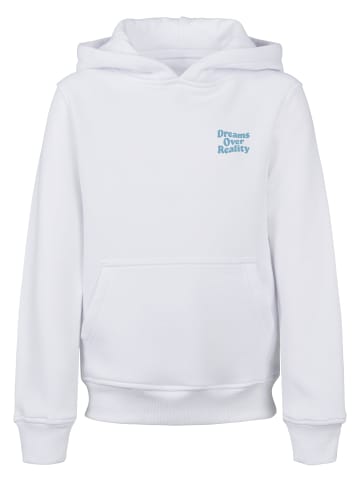 Mister Tee Mister Tee Dreams Over Reality Basic Kids Hoody in white