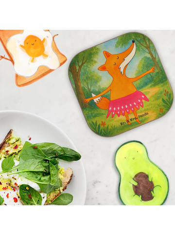 Mr. & Mrs. Panda Tassenuntersetzer Fuchs Ballerina Design ohne S... in Weiß