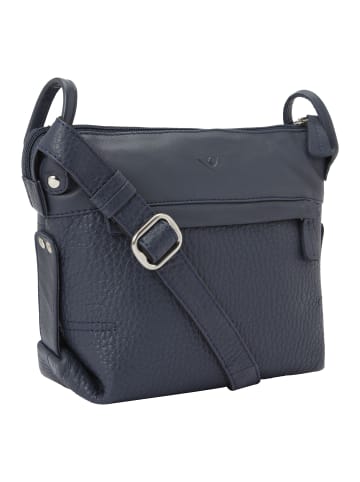 VLD VOi Leather Design Boston Umhängetasche Leder 23 cm in blau