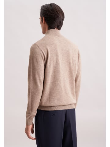 Seidensticker Quarter Zip Regular in Beige