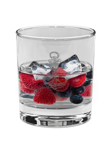 Mr. & Mrs. Panda Glas Anker Blau ohne Spruch in Transparent