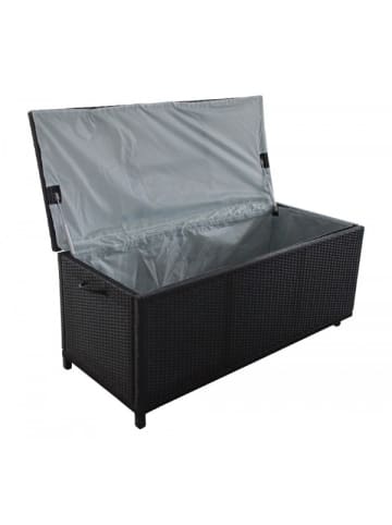 Landwood Furniture   Kissenbox RALF aus Polyrattan in Farbe Mocca