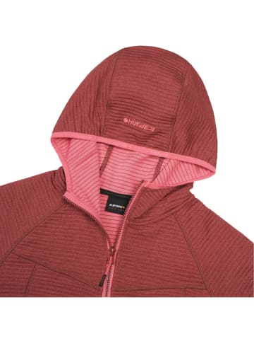 Icepeak Midlayer Berryville mit Kapuze in Weinrot
