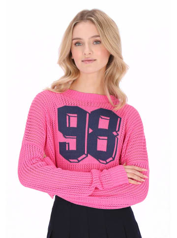myMo Women Sweater in pink navy