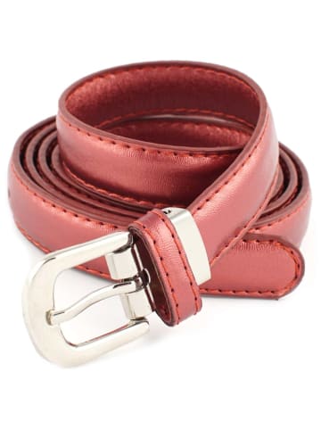BEZLIT Gürtel in Bordeaux Metallic