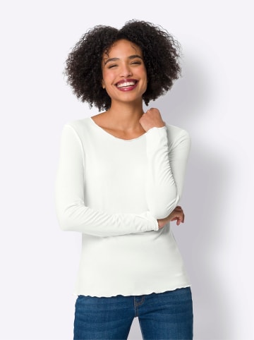 Heine Shirt-Set in rot-ecru