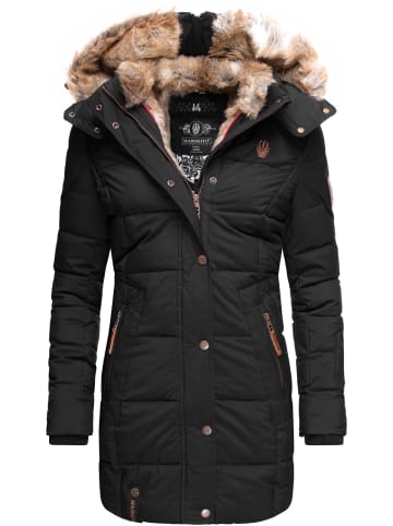 Marikoo Wintermantel Lieblings Jacke in Schwarz