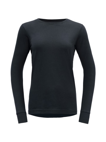 DEVOLD Langarmshirt W EIKA MERINO 150 SHIRT in Schwarz