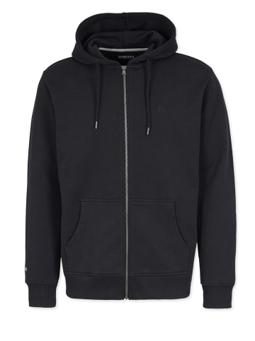 HONESTY RULES Zip Hooded Sweat " Superior " in schwarz