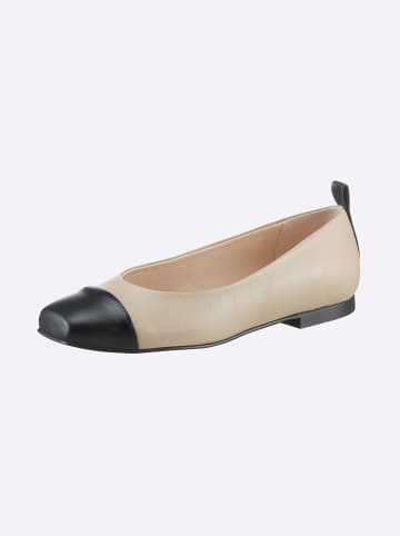Heine Ballerina in sand-schwarz