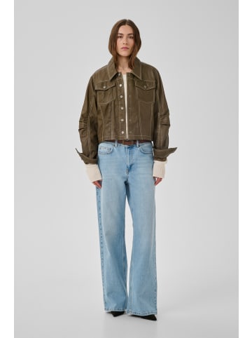 My Essential Wardrobe Lederjacke MWMateo Loose fit in Capers