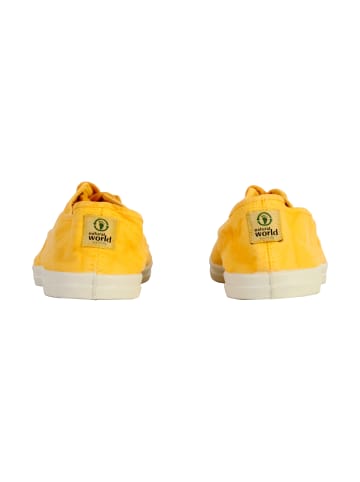 natural world Schnür-Tennisschuhe INGLES ELASTICO ENZIMATICO 102E Goldfarben