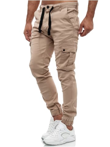 Tazzio Cargohose "18525" - Regular Fit - in Beige