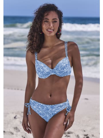 Venice Beach Bügel-Bikini-Top in blau