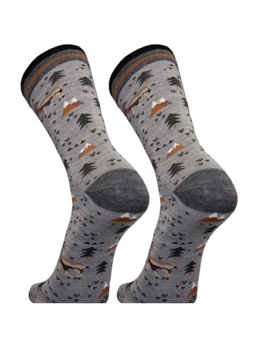 UphillSport Socken 2er-Pack IBEX 2er Pack in Grey