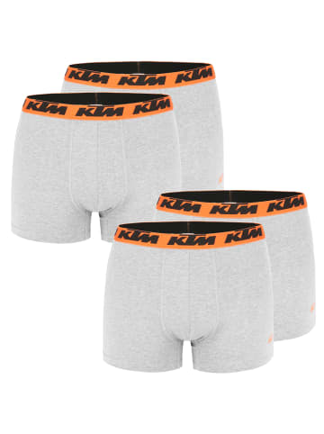 KTM Boxershorts 4er Pack Boxer Man Cotton in Light Grey2