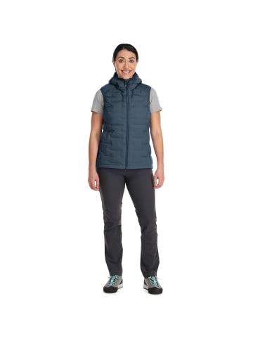 Rab W CUBIT STRETCH DOWN VEST in Blau