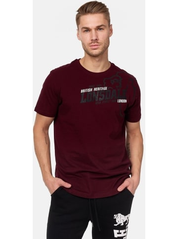Lonsdale T-Shirt "Walkley" in Rot