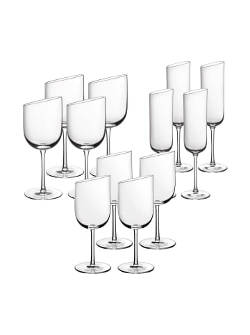 Villeroy & Boch 12er Set Wein- und Sektgläser NewMoon in transparent