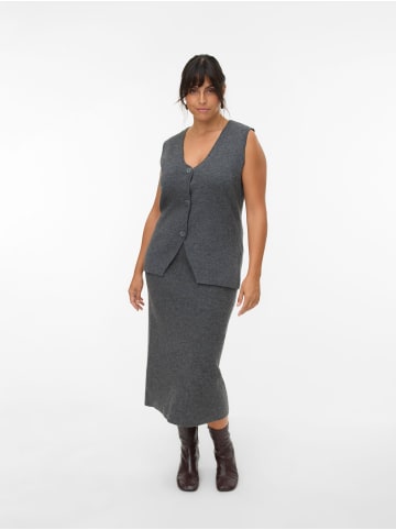 Vero Moda Weste in Medium Grey Melange