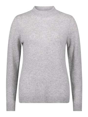 Betty Barclay Kaschmir-Pullover mit Stehkragen in Light Silver Melange