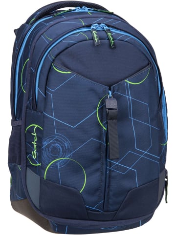 Satch Schulrucksack satch match in Blue Tech