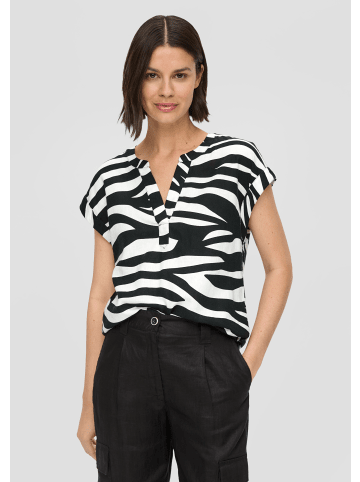 s.Oliver Bluse ärmellos in Schwarz