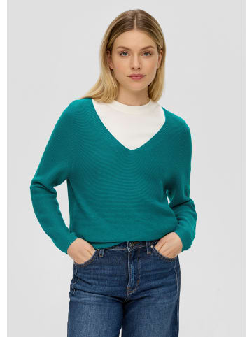 s.Oliver Strickpullover in 6680_türkis