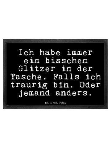 Mr. & Mrs. Panda Fußmatte Ich habe immer ein... mit Spruch in Schwarz