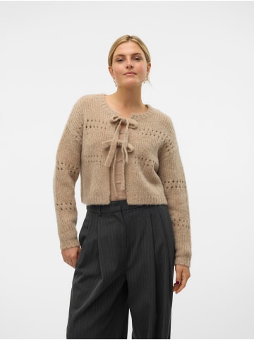 Vero Moda Strickjacke in Silver Mink