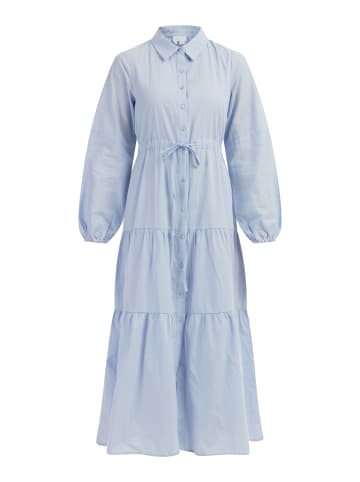 usha WHITE LABEL Maxikleid Aus Baumwolle in Hellblau