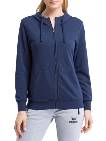 erima Damen Kapuzensweatjacke in new navy