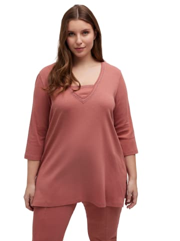Ulla Popken Longshirt in rouge