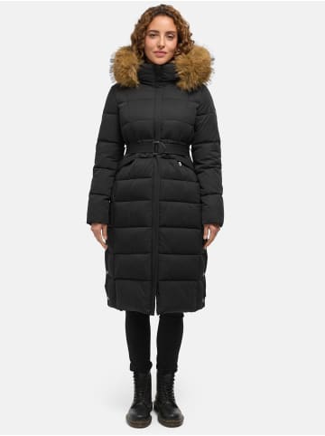Tazzio Wintermantel "F806" - mit Kapuze - in Schwarz